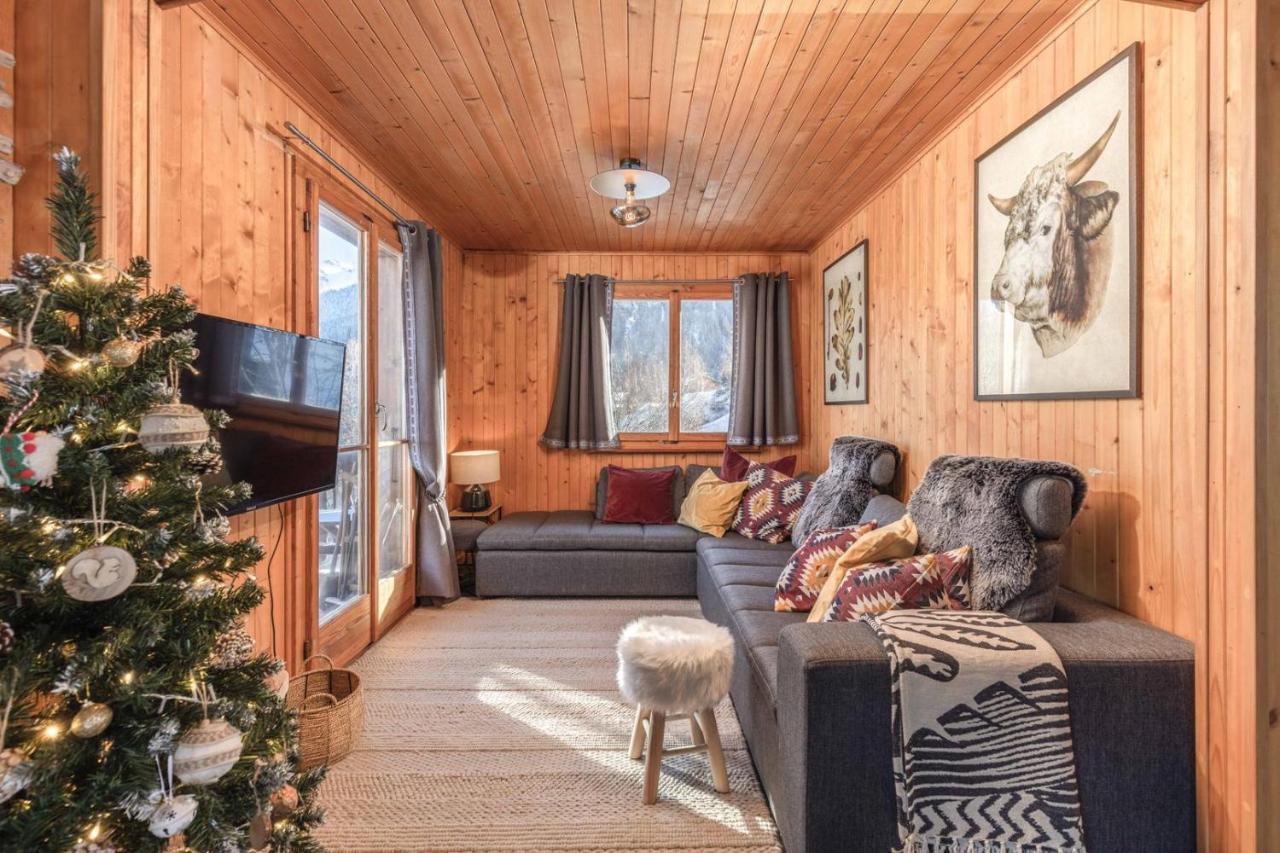 Chalet Noisette Authentic Swiss Chalet Perfect For Families Ла-Тзума Экстерьер фото