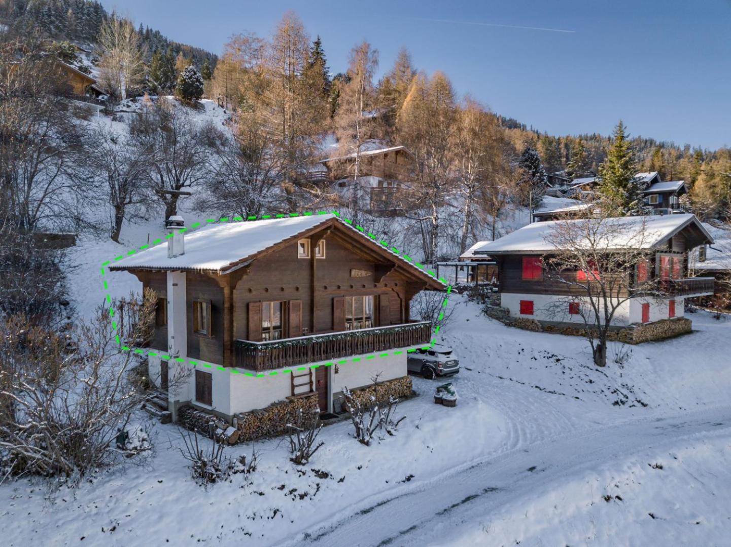 Chalet Noisette Authentic Swiss Chalet Perfect For Families Ла-Тзума Экстерьер фото